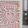 Our First Valentine's Personalised Papercut Card, thumbnail 3 of 11