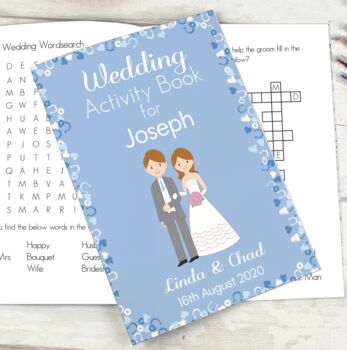 Personalised Wedding Activity Book, 6 of 7