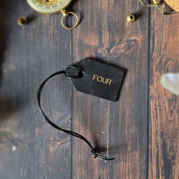 Personalised Leather Decanter Tag Gift, 3 of 10