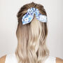 100% Silk Bow Scrunchie Tiny Florals, thumbnail 1 of 2