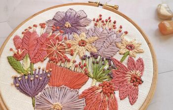 Blooms Floral Embroidery Pattern, 3 of 7