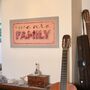 'We Are Family' Framed Handmade Gold Typographic Sign, thumbnail 6 of 6