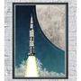 Rocket To The Moon Print, thumbnail 1 of 3