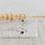 Sterling Silver Charm Stacking Ring, thumbnail 2 of 7