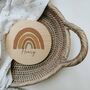 Personalised Earthy Rainbow Name Plaque | Wooden Nursery Name Sign, thumbnail 7 of 10