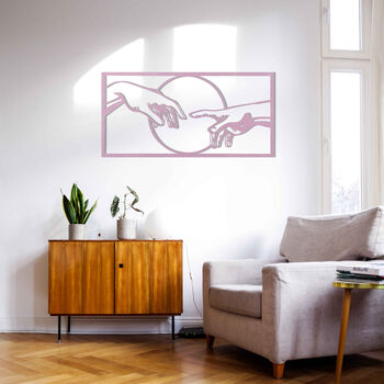 Creation Of Adam Wooden Wall Art For Room Or Office, 6 of 12