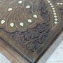 Girlfriend Gift; Wooden Floral Inlaid Gift Box, thumbnail 4 of 7