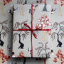 Willow Pattern Illustrated Gift Wrap, thumbnail 2 of 5