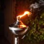 Capella Outdoor Garden Torch Metallic Black, thumbnail 4 of 4