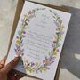 Spring Flowers Oval Invitation Suite, thumbnail 6 of 12