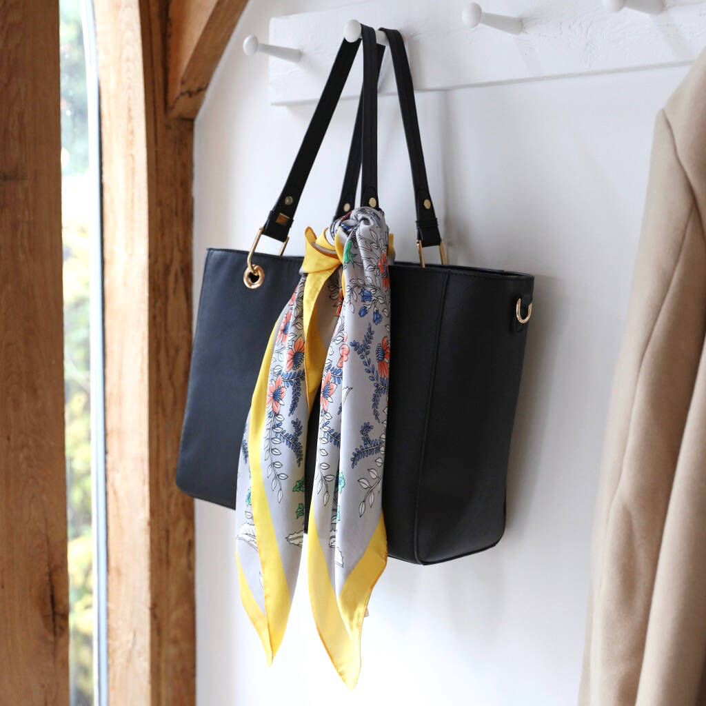 Satin Floral Wrap Scarf By Lisa Angel