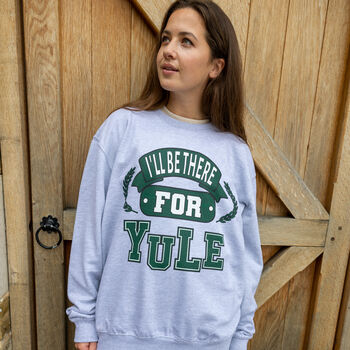 I'll Be There For Yule Women's Christmas Jumper, 2 of 9