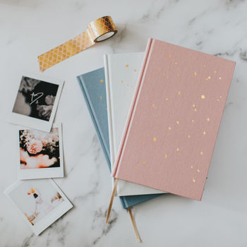 Starry Lined Notebook/ Personalised Notebook/Gift, 4 of 10