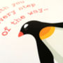 Personalised ‘With You Every Step Of The Way’ Print, thumbnail 4 of 9
