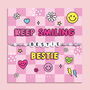 Bestie Beaded Friendship Bracelet, thumbnail 1 of 7