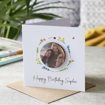 21st Birthday Personalised Photo Magnet Card, 3 of 5