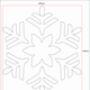 Large Snowflake Stencil For Diy Christmas Projects, thumbnail 5 of 5