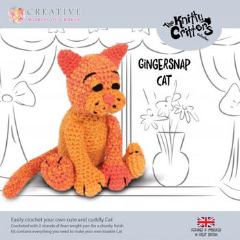 Gingersnap Cat Crochet Kit, 2 of 3