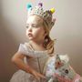Childs Personalised Pom Pom Crown, thumbnail 9 of 11