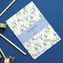 Personalised Bold Flower Notebook, thumbnail 3 of 10