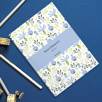 Personalised Bold Flower Notebook, 3 of 10