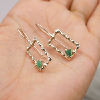 Emerald Silver Earrings, 11 of 12