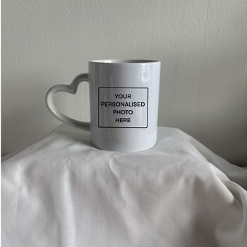 Mr And Mrs, Mr And Mr, Mrs And Mrs Wedding Mugs Set Of Two Optional Personalised Photo Or Personalised Date / Calendar, 2 of 3