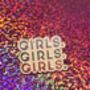 Girls. Girls. Girls. Enamel Pin Badge, thumbnail 1 of 2