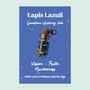 Lapis Lazuli Gemstone Wishing Jar Truth Gift, thumbnail 1 of 3