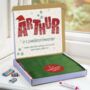 Personalised Retro Christmas Sweet Letterbox Gift, thumbnail 1 of 4