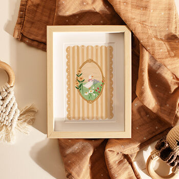 Baby Duck Nursery Art Print, 5 of 5