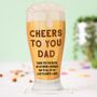 Personalised Beer Card For Dad, Cheers, thumbnail 4 of 8