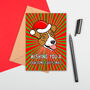 Large Size Jack Russell Christmas Card, thumbnail 2 of 2