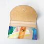 Hand Painted Card Purse With Slots, thumbnail 5 of 6