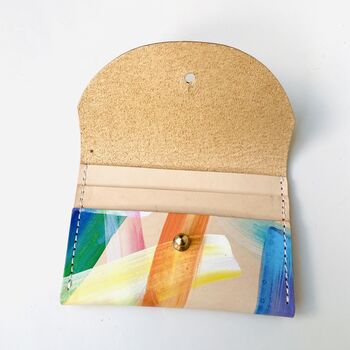 Hand Painted Card Purse With Slots, 5 of 6