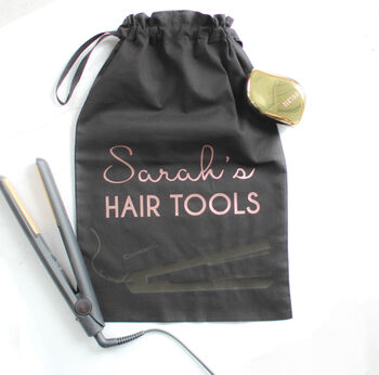 Personalised Bag For Hair Tools, 5 of 5