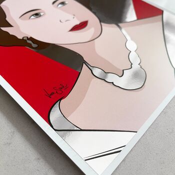 'Jubilee Queenie' A4 Platinum Print, 2 of 2