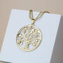 Heart And Tree Of Life Pendant Chain Necklace, thumbnail 5 of 5