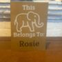 Elephant Hand Puppet With Personalised Passport, thumbnail 3 of 4