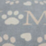 Hug Rug Home Paws Blue, thumbnail 3 of 5