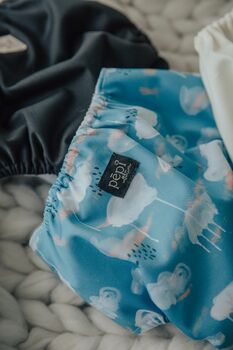 'Fluffy Clouds' Modern Cloth Nappy By Pēpi Collection, 8 of 12