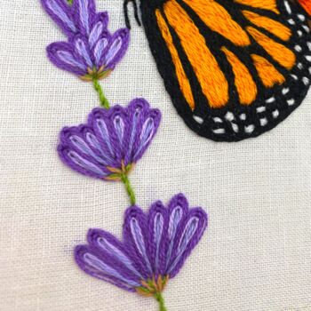 Butterfly Embroidery Kit, 9 of 11