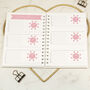 Pink And Gold Marble Wedding Planner Hardback Notebook, thumbnail 3 of 6
