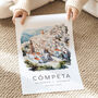 Competa Spain Travel Print Of The Costa Del Sol, thumbnail 3 of 7