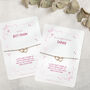 Best Friend Birthday Gift Bracelet Pink, thumbnail 9 of 10