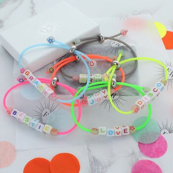 Personalised Stretch Feel Good Bracelets, 3 of 9