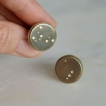 Solid Bronze Constellation Cufflinks, 5 of 12