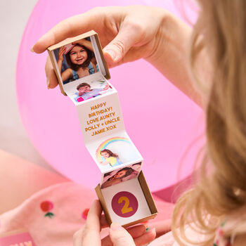 Personalised Childrens Birthday Photo Token Box, 4 of 5