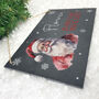 Personalised Traditional Santa Nice List Slate Hanging Plaque 25 X 15cm, thumbnail 3 of 6