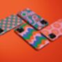 Check Flower Phone Case, thumbnail 7 of 12